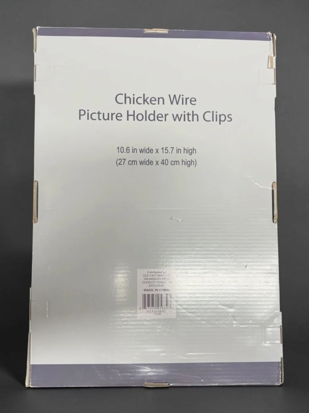 NOT FOR SALE - Chicken Wire Picture Holder w Clips Farmhouse Wall Decor NEW